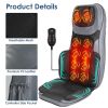 Shiatsu Neck Back Massager With Heat Full Body 3D Kneading Massage Chair Pad Multifunctional Massage Pad for Home Office