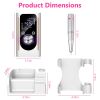 Portable Electric Nail Drill Bit 45000 RPM With 11 Bits Base Waist Clip Cordless Rechargeable Nail File Machine For Professional Salon Home Acrylic Na