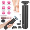 2-In-1 Electric Foot Callus Remover & Nail Grinder Feet Care Kit for Women Rechargeable Foot File with 40 Sanding Discs Bands for Dead Skin Cracked He