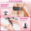 2-In-1 Electric Foot Callus Remover & Nail Grinder Feet Care Kit for Women Rechargeable Foot File with 40 Sanding Discs Bands for Dead Skin Cracked He