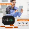 Cordless Shoulder Heating Pad Rechargeable Heated Shoulder Wrap Massager Shoulder Brace Supports with 3 Heating Levels 3 Vibration Modes for Left Righ
