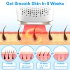 3 In 1 Ice Cooling Laser Hair Removal Painless Permanent At-Home IPL Hair Removal with 999,999 Flashes 9 Energy Levels 2 Flash Modes for Armpits Legs