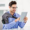 Cordless Shoulder Heating Pad Rechargeable Heated Shoulder Wrap Massager Shoulder Brace Supports with 3 Heating Levels 3 Vibration Modes for Left Righ