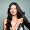 5 In 1 Hot Air Styler Straightener Curler Dryer Automatic Wrap Styler Hair Dryer Brush Set with 3 Temp Settings ALCI Plug Glove Cable Tie 2 Alligator