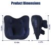 Cordless Neck Shoulder Massager With Soothing Heating 3 Intensity Levels 2 Heating Levels Electric 4D Shiatsu Deep Kneading Pillow For Back Traps Gift