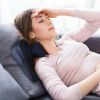 Cordless Neck Shoulder Massager With Soothing Heating 3 Intensity Levels 2 Heating Levels Electric 4D Shiatsu Deep Kneading Pillow For Back Traps Gift