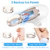 3 In 1 Ice Cooling Laser Hair Removal Painless Permanent At-Home IPL Hair Removal with 999,999 Flashes 9 Energy Levels 2 Flash Modes for Armpits Legs
