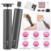 2-In-1 Electric Foot Callus Remover & Nail Grinder Feet Care Kit for Women Rechargeable Foot File with 40 Sanding Discs Bands for Dead Skin Cracked He