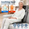 Shiatsu Neck Back Massager With Heat Full Body 3D Kneading Massage Chair Pad Multifunctional Massage Pad for Home Office