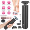 2-In-1 Electric Foot Callus Remover & Nail Grinder Feet Care Kit for Women Rechargeable Foot File with 40 Sanding Discs Bands for Dead Skin Cracked He