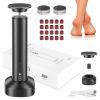 2-In-1 Electric Foot Callus Remover & Nail Grinder Feet Care Kit for Women Rechargeable Foot File with 40 Sanding Discs Bands for Dead Skin Cracked He