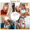 7.48In 5X Magnifying Lighted Makeup Mirror Dimmable Magnification Mirror With Lights Lighted Vanity Mirror with 3 Light Colors