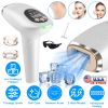 3 In 1 Ice Cooling Laser Hair Removal Painless Permanent At-Home IPL Hair Removal with 999,999 Flashes 9 Energy Levels 2 Flash Modes for Armpits Legs