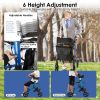 Aluminum Rollator Walker with Seat Backrest Foldable Rolling Walker with 220LBS Max Load 31-36in Adjustable Height 8in Wheels for Seniors Adult Mobili