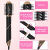 5 In 1 Hot Air Styler Straightener Curler Dryer Automatic Wrap Styler Hair Dryer Brush Set with 3 Temp Settings ALCI Plug Glove Cable Tie 2 Alligator
