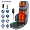 Shiatsu Neck Back Massager With Heat Full Body 3D Kneading Massage Chair Pad Multifunctional Massage Pad for Home Office