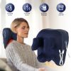 Cordless Neck Shoulder Massager With Soothing Heating 3 Intensity Levels 2 Heating Levels Electric 4D Shiatsu Deep Kneading Pillow For Back Traps Gift