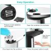 Automatic Soap Dispenser 400ML/16.9OZ Anti-slip Sensor Refillable Hand Gel Desktop Dispenser 2 Drop Volume Adjustment