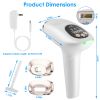 3 In 1 Ice Cooling Laser Hair Removal Painless Permanent At-Home IPL Hair Removal with 999,999 Flashes 9 Energy Levels 2 Flash Modes for Armpits Legs