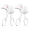 2Pcs Heated Eyelash Curler Electric USB Rechargeable Eyelash Curler Anti-Burn Compact with Comb Heat up Fast Within 8S for All Eye Shapes for Women Ma