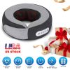 2 In 1 Neck Massager Pillow with Heat Electric Memory Foam Travel Pillow Shiatsu Neck Massager with 3 Speeds Timer for Home Office Travel