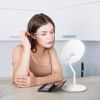 7.48In 5X Magnifying Lighted Makeup Mirror Dimmable Magnification Mirror With Lights Lighted Vanity Mirror with 3 Light Colors