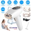 3 In 1 Ice Cooling Laser Hair Removal Painless Permanent At-Home IPL Hair Removal with 999,999 Flashes 9 Energy Levels 2 Flash Modes for Armpits Legs