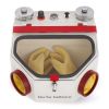 Twin Pen Sandblaster Double Pen Sand Blaster Machine for Dental Lab 2 Tanks Lamp
