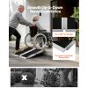 Portable Wheelchair Ramp, 2FT, Non-Slip Aluminum Folding Handicap Ramp for Wheelchair, 800 lbs Capacity, Door Threshold Ramps for Home Steps, Stairs