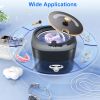 Ultrasonic Retainer Cleaner 45kHz Ultrasonic Cleaning Machine with 3 Modes 230ML Capacity UV Light for Denture Mouth Guard Aligner Dental Trays Braces