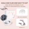 No Glue Soft Magnetic Clip On Eyelashes, Misty Slim Sparse B/C Curl Gentle Lifting Lashes for Thin & Double Inner Eyelid Daily Makeup