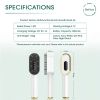 3-in-1 Electric Scalp Massager Brush for Hair Oil Applicator & Liquid Guide Comb
