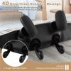 Neck Shoulder Massager - 4D Deep Tissue Kneading, 2 Modes & 2-Level Heat (104-113°F), Hands-Free Straps for Home/Office/Travel