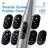Home stone-removing device, visual ultrasonic dental cleaner for removing tartar and dental plaque, crescent-shaped dental cleaning tool