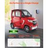 4-Wheel Enclosed Mobility Scooter for Seniors Adults, 660lbs Capacity, 3-Seater 2000W Electric Recreational Mobility Scooter 45 Miles Long Range