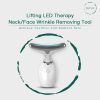 Neck & Face Lifting LED Therapy Device - Anti-Aging Wrinkle Remover & Double Chin Reducer Massager