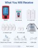 24 Modes TENS Unit Muscle Stimulator, Red Color