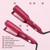 Hair Waver Iron Beach Waver Wand Hair Crimper Hair Waver Barrel Curling Iron 1 Inch PTC Heater Auto Shut-Off Adjustable Easy Shap Long Lasting Heat Du