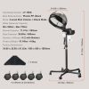 Professional Hair Steamer for Deep Conditioning, 11.81-inch Hooded Ionic Hair Steamer with 2 Modes, Height-Adjustable Standing Hair Steamer with Timer