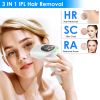 3 In 1 Ice Cooling Laser Hair Removal Painless Permanent At-Home IPL Hair Removal with 999,999 Flashes 9 Energy Levels 2 Flash Modes for Armpits Legs