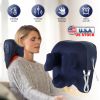 Cordless Neck Shoulder Massager With Soothing Heating 3 Intensity Levels 2 Heating Levels Electric 4D Shiatsu Deep Kneading Pillow For Back Traps Gift