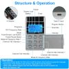 4 Channel TENS Unit Muscle Stimulator Rechargeable Digital TENS Muscle Massager with 48 Modes 20 Intensity Levels 8 Pads Timer