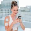 4 Channel TENS Unit Muscle Stimulator Rechargeable Digital TENS Muscle Massager with 48 Modes 20 Intensity Levels 8 Pads Timer