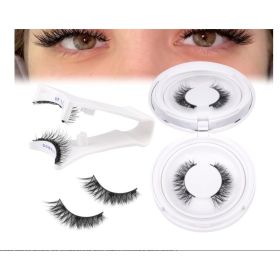 Magnetic Suction False Eyelashes Little Devil Supernatural Magnet Suit (Option: UBS093-3pairs of white clips)