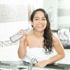 Portable Water Dental Flosser Cordless Rechargeable Dental Oral Irrigator IPX7 Waterproof Teeth Cleaner with 4 Modes 4 Nozzles 10.15oz Detachable Wate