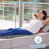 Full Body Electric Massage Mat with Heat Vibration Massage Pad Cushion Back Massage Mattress Chair Pad with Inflatable Head Pillow Lumbar Pillow with