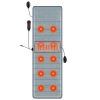 Full Body Electric Massage Mat with Heat Vibration Massage Pad Cushion Back Massage Mattress Chair Pad with Inflatable Head Pillow Lumbar Pillow with