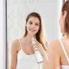 Portable Water Dental Flosser Cordless Rechargeable Dental Oral Irrigator IPX7 Waterproof Teeth Cleaner with 4 Modes 4 Nozzles 10.15oz Detachable Wate