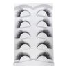 New 5Pairs High Quality Faux Eyelashes Handmade 3D Winged Natural Long Lashes Soft Cat Eye Fake Eyelash For Eye Makeup Wholesale