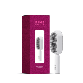 Self-Cleaning Hair Brush (Color: Gray)